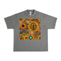 Tornado our lady of guadalupe sunflower  seamless pattern Urban Heavy Tee - JahusDesignShop