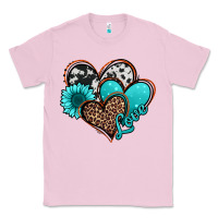 Bubblegum Pink love turquoise hearts Classic Tee - Jasminsmagicworld