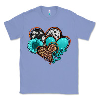 Colony Blue love turquoise hearts Classic Tee - Jasminsmagicworld