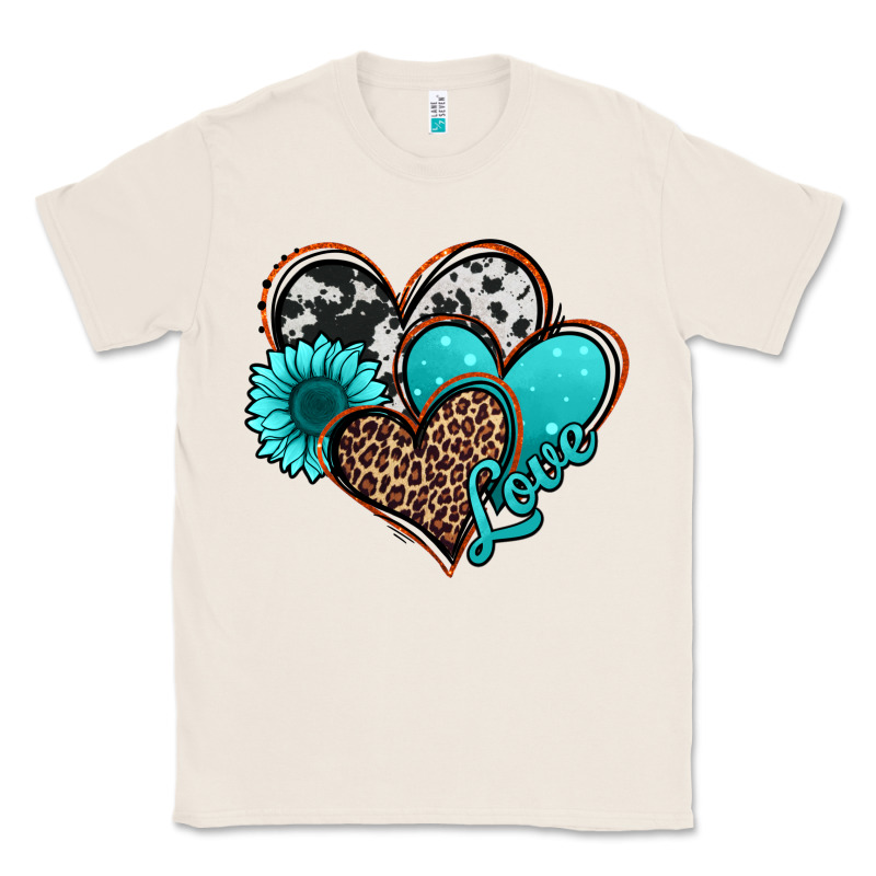 Love Turquoise Hearts Classic Tee by Jasminsmagicworld | Teevron