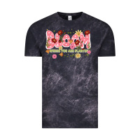 Cloud Black bloom where you are planted Vintage Tee - JahusDesignShop