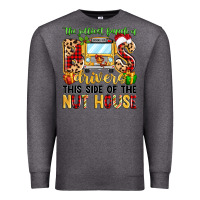 Charcoal Heather the jolliest bunch of bus drivers Premium Sweatshirt - MaliasSmallBusiness
