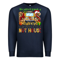 Navy the jolliest bunch of bus drivers Premium Sweatshirt - MaliasSmallBusiness