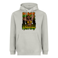 Moon Dust black history afro woman Heavyweight Hoodie - NancyCooperArtShop