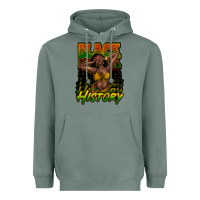 Sage black history afro woman Heavyweight Hoodie - NancyCooperArtShop
