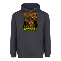 Smoke black history afro woman Heavyweight Hoodie - NancyCooperArtShop