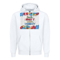 White see the ability not the disability Zipper Hoodie - MaliasSmallBusiness
