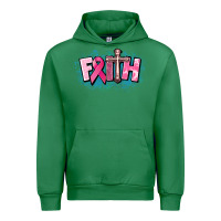 Emerald Cancer Faith Cross Urban Hoodie - HowdyJamesFarm