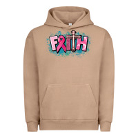 Pigment Burro Cancer Faith Cross Urban Hoodie - HowdyJamesFarm