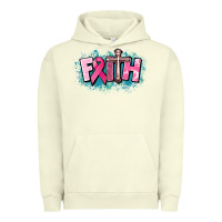 Pigment Pistachio Cancer Faith Cross Urban Hoodie - HowdyJamesFarm