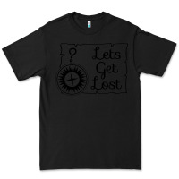 Black lets get lost Premium Tee - Unal Design