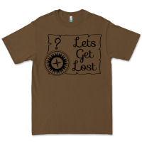 Cacao lets get lost Premium Tee - Unal Design