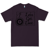 Plum lets get lost Premium Tee - Unal Design