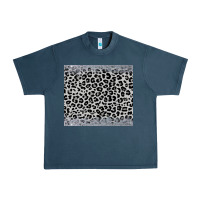 Midnight Navy grey leopard Urban Heavy Tee - JahusDesignShop