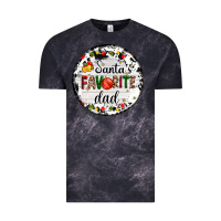 Cloud Black christmas  santas favourite Vintage Tee - AdoDesignShop