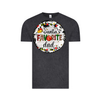 Vintage Black christmas  santas favourite Vintage Tee - AdoDesignShop