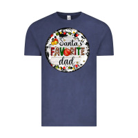 Vintage Denim christmas  santas favourite Vintage Tee - AdoDesignShop