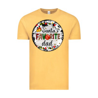 Vintage Mustard christmas  santas favourite Vintage Tee - AdoDesignShop