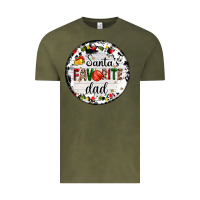 Vintage Olive christmas  santas favourite Vintage Tee - AdoDesignShop