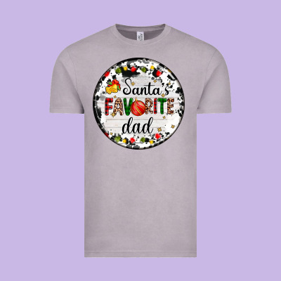 Christmas  Santas Favourite Vintage Tee Designed By Adodesignshop