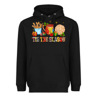 Black 'tis the season Heavyweight Hoodie - MaliasSmallBusiness