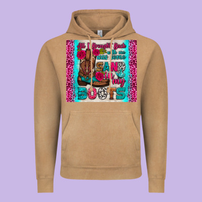 All I Brought Back With Me Was Some Sand In My Boots Tumbler Vintage Hoodie Designed By Hra Design Shop