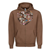 Chestnut nurse Zipper Hoodie - MaliasSmallBusiness