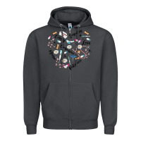 Smoke nurse Zipper Hoodie - MaliasSmallBusiness