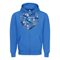 True Royal nurse Zipper Hoodie - MaliasSmallBusiness