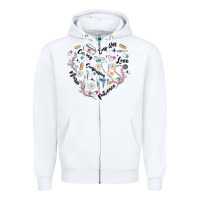 White nurse Zipper Hoodie - MaliasSmallBusiness