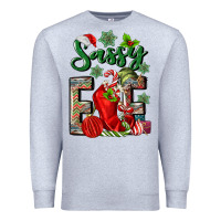 Heather Grey sassy elf Premium Sweatshirt - MaliasSmallBusiness