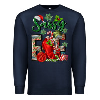 Navy sassy elf Premium Sweatshirt - MaliasSmallBusiness