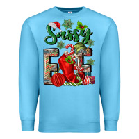 Ocean Blue sassy elf Premium Sweatshirt - MaliasSmallBusiness