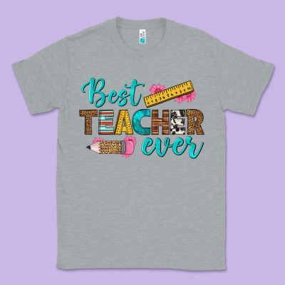 Best Teacher Ever Classic Tee Designed By Bundleandbundleshop