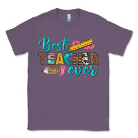 Lavender best teacher ever Classic Tee - BundleAndBundleShop