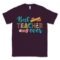Plum best teacher ever Classic Tee - BundleAndBundleShop