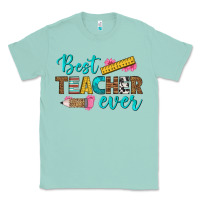 Seafoam best teacher ever Classic Tee - BundleAndBundleShop