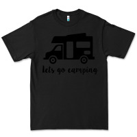 Black lets go camping Premium Tee - Unal Design