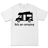 White lets go camping Premium Tee - Unal Design