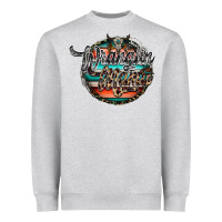 Heather Grey wranglinn mama Heavyweight Sweatshirt - RacoonDesign