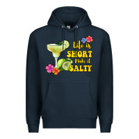Navy life is short make it salty Premium Hoodie - Jasminsmagicworld
