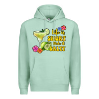 Seafoam life is short make it salty Premium Hoodie - Jasminsmagicworld