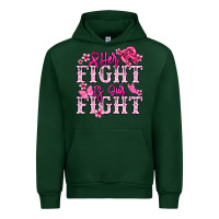 Forest Green Her fight is our fight Cancer Awareness Urban Hoodie - HowdyJamesFarm