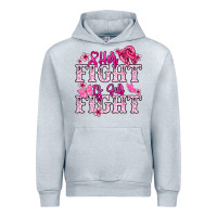 Heather Grey Her fight is our fight Cancer Awareness Urban Hoodie - HowdyJamesFarm