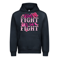 Navy Her fight is our fight Cancer Awareness Urban Hoodie - HowdyJamesFarm