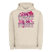 Pigment French Oak Her fight is our fight Cancer Awareness Urban Hoodie - HowdyJamesFarm