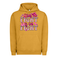 Pigment Peanut Butter Her fight is our fight Cancer Awareness Urban Hoodie - HowdyJamesFarm
