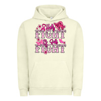 Pigment Pistachio Her fight is our fight Cancer Awareness Urban Hoodie - HowdyJamesFarm