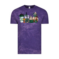 Cloud Purple hunter green hockey coffee cups Vintage Tee - AdoDesignShop