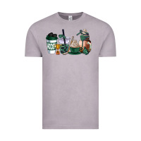 Vintage Zinc hunter green hockey coffee cups Vintage Tee - AdoDesignShop